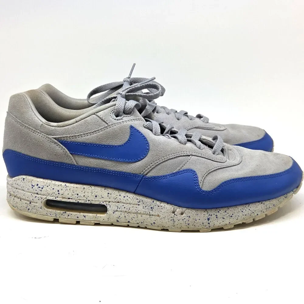 Nike Air Max Gray & Blue Sneakers Mens 12.5